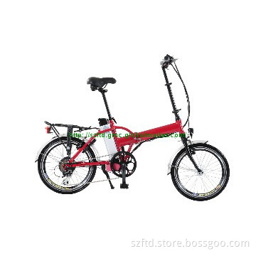 20inch Foldable Electric Bike with Lithium Battery 24v/36v 10ah